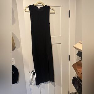Wilfred Black Sleeveless Maxi Dress